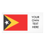 Timor-leste Flag photo cards