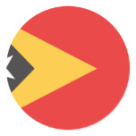 Timor-leste Flag stickers