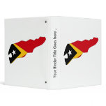 Timorleste Flag Map full size binders
