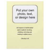 TIMOTHY 3:16 flyers
