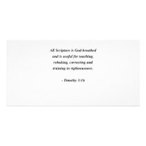 TIMOTHY 3:16 photo cards