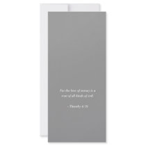 TIMOTHY 6-10 Bible Verse rack cards by Christianity TIMOTHY 6-10 Bible Verse rack cards