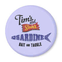 Tim's and Son's Sardine, Bait and Tackle Shop magnets