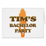 Tim's Bachelor Party Greeting Cards