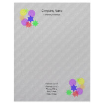 Tin Foil Retro Stars Stationery letterhead by mickeyelvis128 Tin Foil Retro Stars Stationery letterhead