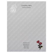 Tin Foil Wolves Roses Stationery letterhead by mickeyelvis128 Tin Foil Wolves Roses Stationery letterhead