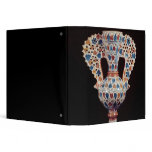 Tin-glazed vase with lustre decoration binders