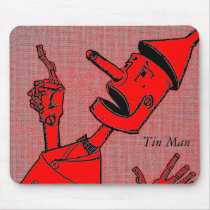 Tin Man Mouse Pad mousepads by monstervox Tin Man Mouse Pad mousepads