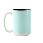 Tin of Black Paint  & Brush Two-Tone Mug