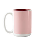 Tin of Red Paint & Brush Two-Tone Mug