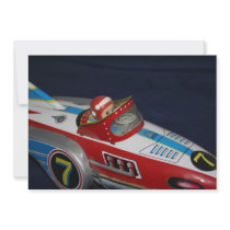 Tin Toy Rocket/Space Ship  Invitation