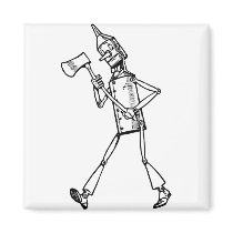Tin Woodsman Refrigerator Magnets