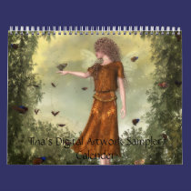 Tina's Digital Artwork Sampler calendars
