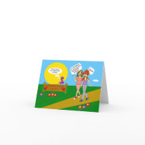 Tina's Walking Notecard by Derora Tina's Walking Notecard
