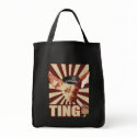 TING Regime Grocery Tote bags by forpandas TING Regime Grocery Tote bags