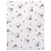 Tini Bikinis & Martinis Wrapping Paper Letterhead Template