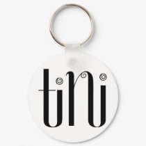 Tini black Keychain