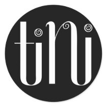 Tini white Sticker