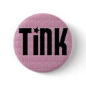 Tink Button - Pink Hearts by jordansgrl4eva Tink Button - Pink Hearts