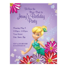 Tinker Bell Birthday Invitation
