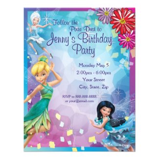 Tinker Bell Birthday Invitation