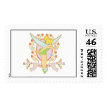 Tinker Bell Floral Frame Disney postage