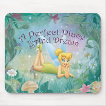Tinker Bell Laying Down Mousepad
