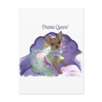 Tinkerbell the "Drama Queen!" postcards by kathyspets Tinkerbell the "Drama Queen!" postcards