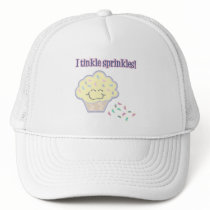 tinkle sprinkles funny cupcake trucker hat