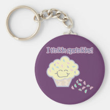 tinkle sprinkles funny cupcake keychains