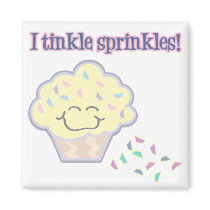 tinkle sprinkles funny cupcake fridge magnets