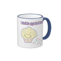 tinkle sprinkles funny cupcake mugs