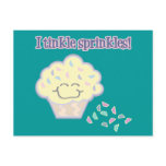 tinkle sprinkles funny cupcake post cards