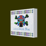 TINMAN BLUE - Friendly Monster Ghost Skull canvas prints