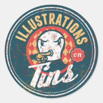 Tins stickers