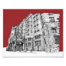 Tinta arquitectónica roja foto