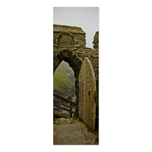 Tintagel Castle Business Cards (front side)