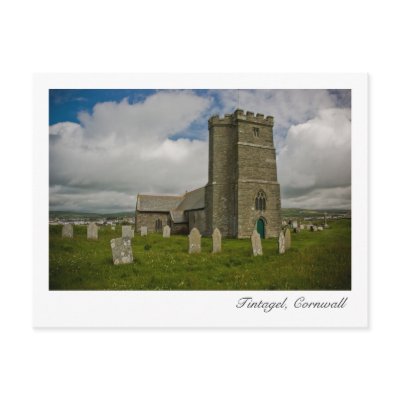 Tintagel, Cornwall Postcard by SabineSt