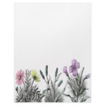 tinted flowers letterhead