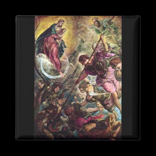 Tintoretto - Battle of the Archangel Michael with Magnet