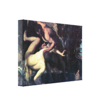 Tintoretto - Cain and Abel Stretched Canvas Prints