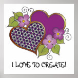 Tiny-008 Red Wine Maroon Print