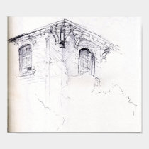 Tiny Architecture Drawing posters