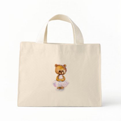 Buy this ballet bag on Zazzle Tiny Ballet Bear Bag bag