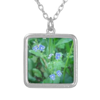 Tiny Blue Wildflowers Custom Jewelry