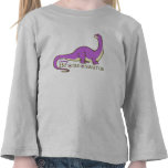 Tiny Brontosaurus, Purple T-shirt