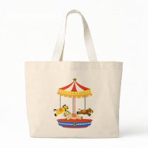 Tiny Carousel Tote Bags