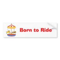 Tiny Carousel Bumper Stickers