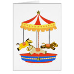 Tiny Carousel Greeting Card