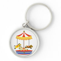 Tiny Carousel Key Chains